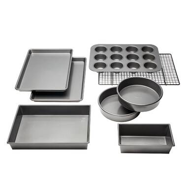 Joytable Bakeware Set - 3 Pc Nonstick Bakeware Set With Silicone